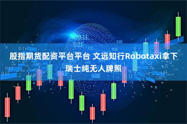 股指期货配资平台平台 文远知行Robotaxi拿下瑞士纯无人牌照